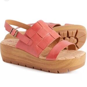 KORKS by KORK-EASE “Fraya”  Women's Coral Platform Sandals